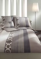 Poszewki na poduszki - Joop Poszewka satynowa! Ornament Stripe Grey 100% bawełna - miniaturka - grafika 1