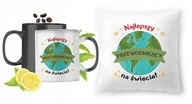 Gadżety dla niej i dla niego - Dla Przewodniczący Zestaw Kubek Magiczny Poduszka z Nadrukiem ze Zdjęciem - miniaturka - grafika 1