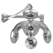 Meble fryzjerskie - GABBIANO INFRAZON WISZĄCY GD-505W SREBRNY 109517 - miniaturka - grafika 1