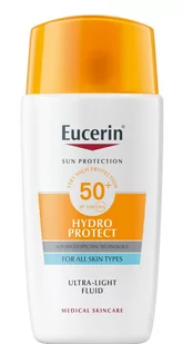 Eucerin Hydro Protect SPF50+ Ultralekki nawilżający fluid ochronny 50ml - Kremy do twarzy - miniaturka - grafika 1