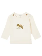 Kaftaniki dla niemowląt - Noppies Koszulka "Gambo" w kolorze kremowym - miniaturka - grafika 1