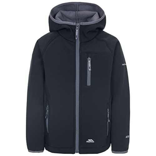 Trespass dziecięca kurtka softshell KIAN Czarny 2/3
