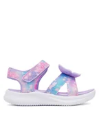 Buty dla dziewczynek - Skechers Sandały Jumpsters Sandal-Butterfly Brites 303109L/LVMT Fioletowy - miniaturka - grafika 1