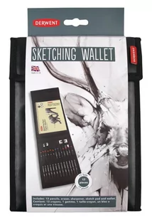 Derwent Zestaw szkicowy Sketching Wallet - Pozostałe akcesoria dla plastyków - miniaturka - grafika 1