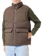 Garnitury - Bestseller A/S Męska kamizelka Jorvesterbro Bodywarmer Sn, czekoladowobrązowy, XL - miniaturka - grafika 1