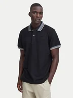 Koszulki męskie - Blend Polo 20716479 Niebieski Regular Fit - miniaturka - grafika 1