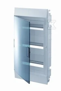 ABB 1SLM004101A1207 | Obudowa MISTRAL41F podtynkowa drzwi przezroczyste 36M z listwą N+PE (3 rzędy) 1SLM004101A1207 - Rozdzielnie elektryczne - miniaturka - grafika 1