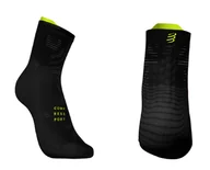 Skarpetki sportowe męskie - COMPRESSPORT Skarpetki do biegania długie ProRacing Socks v3.0 BLACK EDITION 2019 czarne - miniaturka - grafika 1