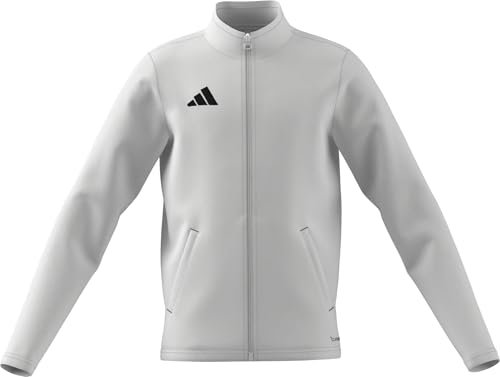 adidas uniseks-kind Entrada26 Track Jacket Kids, white/black, 15-16 Years