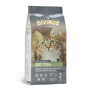 Divinus Cat Fish 2 kg - Sucha karma dla kotów - miniaturka - grafika 1