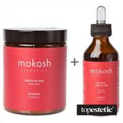 Zestawy kosmetyków damskich - Mokosh Mokosh Body Balm Cranberry + Nutritive Body Elixir Cranberry ZESTAW Balsam do ciała żurawina 180 ml + Odżywczy eliksir do ciała - Żurawina 100 ml - miniaturka - grafika 1