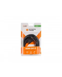 Kabel, DVI-D do HDMI, Natec NKA-0420 3m - Kable - miniaturka - grafika 2