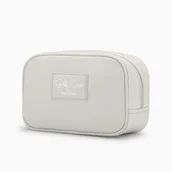 Kosmetyczki, organizery i kuferki - Kosmetyczka Damska Podróżna Mała Na Zamek PUCCINI Jasnobeżowa QML009-6B - miniaturka - grafika 1