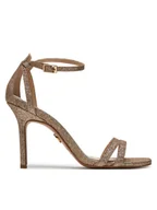 Sandały damskie - Baldowski Sandały D03054-3436-028 Złoty - miniaturka - grafika 1