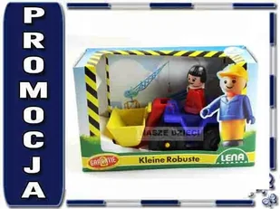 LENA 01419 ROBUST SPYCHACZ Koparka NEW - Zabawki zdalnie sterowane - miniaturka - grafika 1