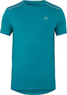 Koszulki męskie - Pro Touch Męski T-shirt Aino męski szary melanż/niebieski M - miniaturka - grafika 1