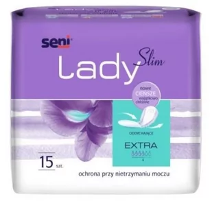 Seni Lady Slim Extra Wkładki urologiczne dla kobiet, 15 sztuk - Podpaski - miniaturka - grafika 1