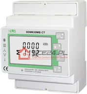 Liczniki energii elektrycznej - WSKAŹNIK ENERGII SDM 630MB CT 1/3-fazowy do przekładników 1/5A CT RS485 - miniaturka - grafika 1
