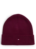 Czapki męskie - Tommy Hilfiger Czapka męska z dodatkiem kaszmiru Mężczyźni Bawełna pomarańczowy jednolity, ONE SIZE - miniaturka - grafika 1