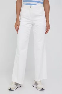 Spodnie damskie - G-Star Raw jeansy damskie kolor biały high waist - grafika 1