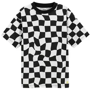 Cool Club, T-shirt chłopięcy, czarno-biały - Koszulki dla chłopców - miniaturka - grafika 1