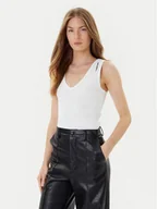 Koszulki i topy damskie - KARL LAGERFELD Top A3W17005 Biały Slim Fit - miniaturka - grafika 1