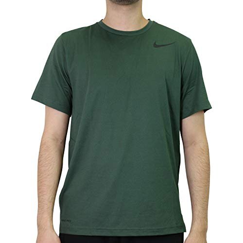 Nike Męskie koszulki Ss Hpr Dry T-shirty męskie zielony Sequoia/Galactic Jade/HTR/Black XXL