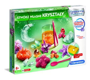 Clementoni Naukowa zabawa STWÓRZ WŁASNE KRYSZTAŁY CLE50069 - Mały naukowiec - miniaturka - grafika 5