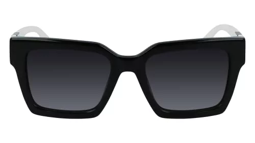 KARL LAGERFELD Okulary przeciwsłoneczne damskie, Czarno-biały, M