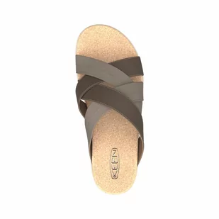 Klapki damskie KEEN ELLE MIXED SLIDE - Klapki i japonki damskie - miniaturka - grafika 3