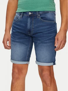 Pepe Jeans Szorty jeansowe Slim Gymdigo Short PM801075HU2 Niebieski Slim Fit - Spodenki męskie - miniaturka - grafika 1