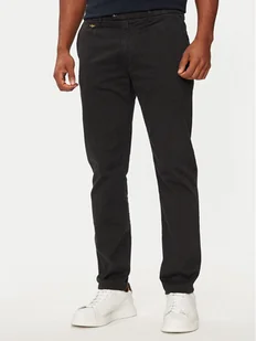 Aeronautica Militare Spodnie materiałowe 242PA1381CT3170 Czarny Regular Fit - Spodnie męskie - miniaturka - grafika 1