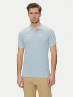Koszulki męskie - Blend Polo 20708180 Błękitny Regular Fit - miniaturka - grafika 1