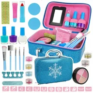 Zabawki interaktywne dla dzieci - KOSMETYKI ZESTAW DO MAKIJAŻU DLA DZIECI KUFEREK MAKE UP ŚNIEŻYNKA PAZNOKCIE Z2102 - miniaturka - grafika 1