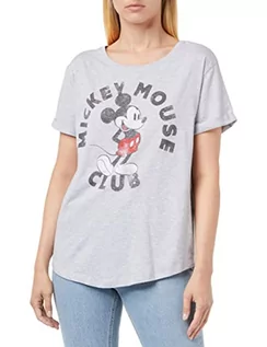 Koszulki i topy damskie - Disney Damska koszulka klubu Myszki Miki, szary (sportowy szary punkt), 38 - grafika 1