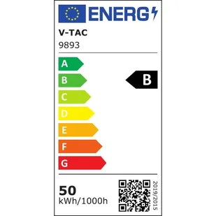 Projektor LED V-TAC 50W 185Lm/W Czarny VT-4456 6500K 9250lm - Lampy pozostałe - miniaturka - grafika 8