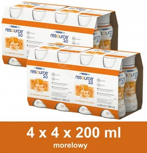 Resource 2.0 morela w dwupaku (2x) 4 x 200 ml - Żywienie medyczne - miniaturka - grafika 2