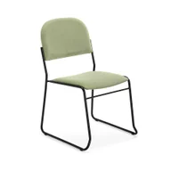 Fotele i krzesła biurowe - Krzesło DAWSON, zielony/czarny - miniaturka - grafika 1