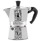 Zaparzacze i kawiarki - Kawiarka BIALETTI Moka Express 3 TZ Srebrno-czarny + Worek BIALETTI - miniaturka - grafika 1