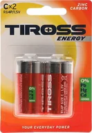 Baterie i akcesoria - Tiross TIROSS BATERIA R14 2szt. - miniaturka - grafika 1