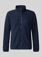 Kurtki męskie - Kurtka polarowa ze stójką i detalem z logo - miniaturka - grafika 1