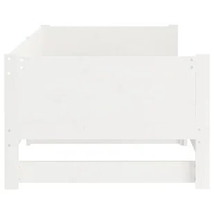Lumarko Łóżko rozsuwane, białe, lite drewno sosnowe, 2x(80x200) cm - Łóżka - miniaturka - grafika 11