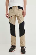 Spodnie sportowe męskie - Mammut spodnie outdoorowe Taiss SO kolor beżowy - miniaturka - grafika 1