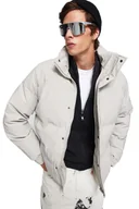 Kurtki męskie - TRENDYOL MAN KURTKA MĘSKA PIKOWANA BEŻOWA Z ZAMKIEM DO BIODER XL 5DA - miniaturka - grafika 1