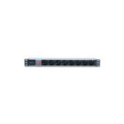 Akcesoria do szaf serwerowych - Techly Listwa zasilająca 8 gniazd 3m 250V/16A do szaf Rack 19"" 1U (100488) - miniaturka - grafika 1