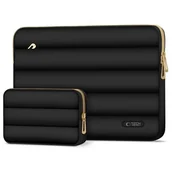 Torby na laptopy - Etui na laptopa TECH-PROTECT Puffy 15-16 cali Czarny - miniaturka - grafika 1