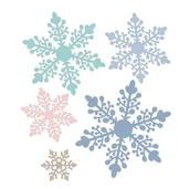 Scrapbooking - WYKROJNIK DPCRAFT SIZZIX ŚNIEŻYNKI 5SZT. JCMA-126 - miniaturka - grafika 1