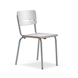 Krzesło szkolne SCIENTIA, szerokie, 460 mm, srebrny/szary - Podnóżki, podpórki, podkładki - miniaturka - grafika 1