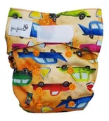 Pieluchy - Pieluszka z kieszonką AUTA 5-15kg - rzepy - miniaturka - grafika 1