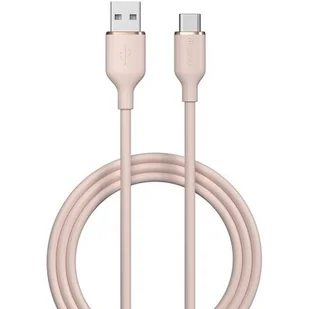 Kabel USB - USB Typ-C DEVIA Jelly 2.4A 1.2 m Różowy - Kable USB - miniaturka - grafika 1